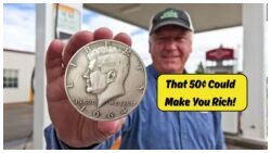 $0.50 Coin From Gas Station Change Just Appraised at Over $88,000 – Know What to Look For