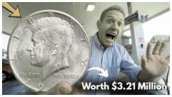 Gas Station Clerk Finds $3.21 Million Kennedy Half Dollar in Change