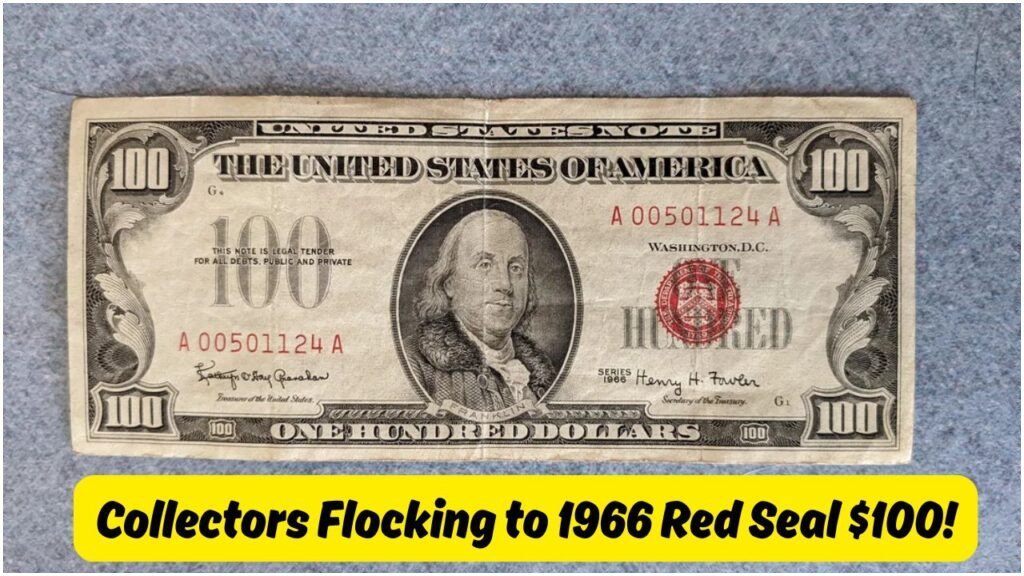1966 Red Seal $100 Note