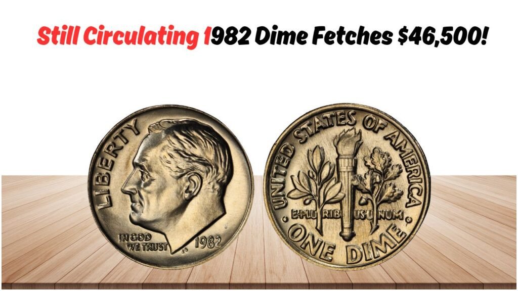 1982 No Mint Mark Roosevelt Dime