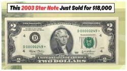 This 2003 Star Note Hit $18,000 Overnight — Could Yours Be Next?