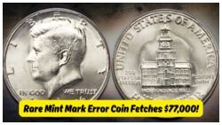 Bicentennial Half Dollar With Missing Mint Mark Sells for $77,000 at Auction