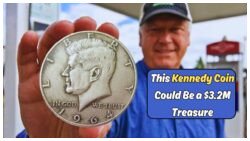 Gas Station Clerk Finds Kennedy Half Dollar Worth $3.2 Million – Here's How to Identify It!