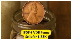 Grandma’s Jar Had a 1909-S VDB Penny – It Just Sold for $138,000 at Auction!