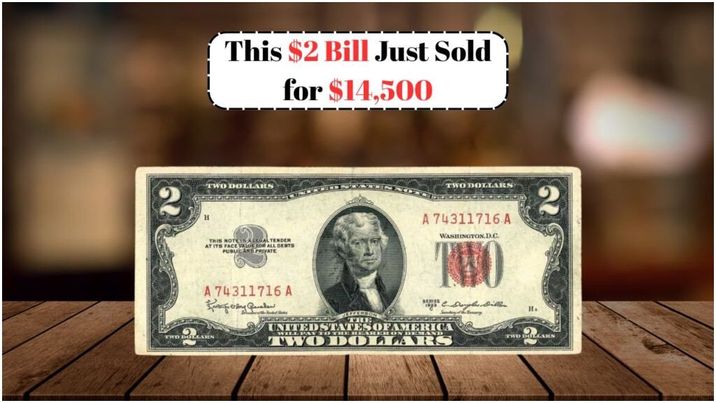 $2 Bill Rare Red Seal