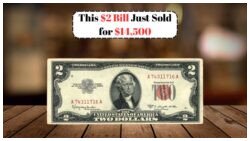 $2 Bill With Rare Red Seal Just Sold for $14,500 – You Might Be Carrying One Right Now!