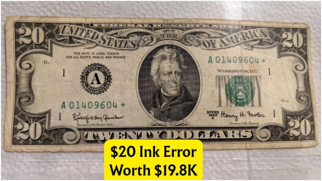 $$20 Bill Worth $19800